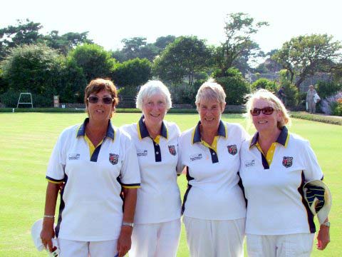 B&DWBA Fours Competition Runners up 2014 - Moordown Bowling Club