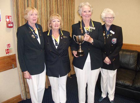 B&DWBA Ladies Triples Championship 2021 Runners Up - Moordown Bowling Club