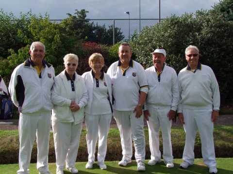 Bournemouth Evening Triples Knock Out Runners up 2013 - Moordown Bowling Club