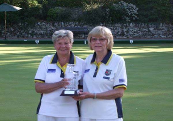 Bournemouth Open 2015 - Ladies Pairs Runners Up - Moordown Bowling Club