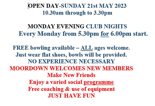 Moordown Bowling Club Open Day 2023