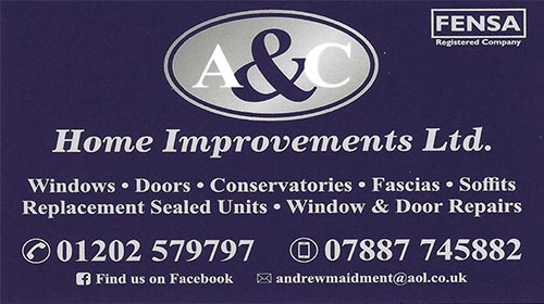 A&C Home Improvements - Moordown Bowling Club Sponsor